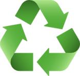 Recycle logo.